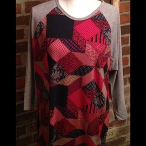 LuLaRoe 2xl Randy Tee